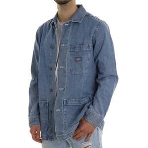 GIUBBOTTO DENIM UNLINED CHORE DICKIES AZZURRO